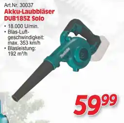 Zgonc Akku-Laubbläser DUB185Z Solo Angebot