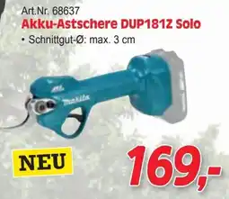 Zgonc Akku-Astschere DUP181Z Solo Angebot