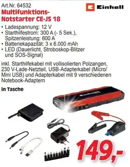 Zgonc Einhell Multifunktions-Notstarter CE-JS 18 Angebot