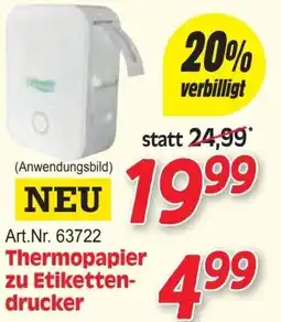 Zgonc Thermopapier zu Etiketten-drucker Angebot