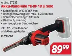 Zgonc Akku-Bandfeile TE-BF 18 Li Solo Angebot