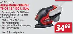 Zgonc Akku-Multischleifer TE-OS 18/150 Li Solo Angebot