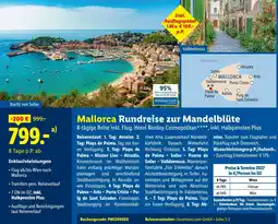 Lidl Reisen Mallorca Rundreise zur Mandelblüte Angebot