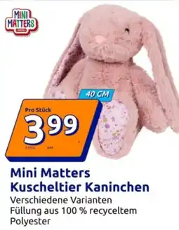 Action Mini Matters Kuscheltier Kaninchen Angebot