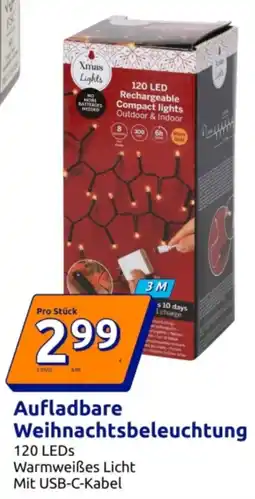Action Xmas Lights Aufladbare Weihnachtsbeleuchtung Angebot