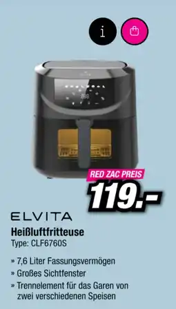 Mörth Elektro Elvita Heißluftfritteuse Angebot