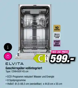 Mörth Elektro Elvita Geschirrspüler vollintegriert Angebot