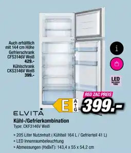 Mörth Elektro Elvita Kühl-/Gefrierkombination Angebot