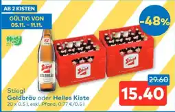 T&G Stiegl Goldbräu oder Helles Kiste Angebot