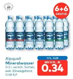 T&G Alpquell Mineralwasser Angebot