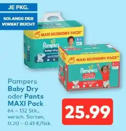 T&G Pampers Baby Dry oder Pants MAXI Pack Angebot