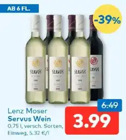 T&G Lenz Moser Servus Wein Angebot
