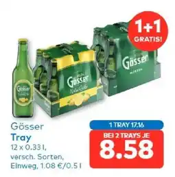 T&G Gösser Tray Angebot