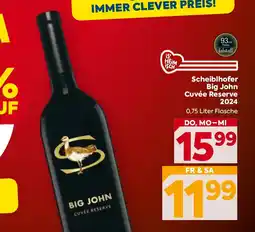 Billa Scheiblhofer Big John Cuvée Reserve Angebot