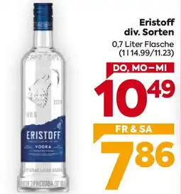 Billa Eristoff Vodka Angebot