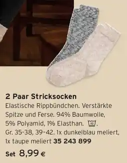 Tchibo Eduscho 2 Paar Stricksocken Angebot