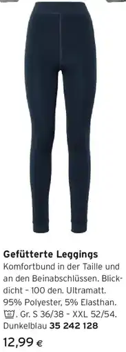 Tchibo Eduscho Gefütterte Leggings Angebot