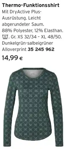 Tchibo Eduscho Thermo-Funktionsshirt Angebot