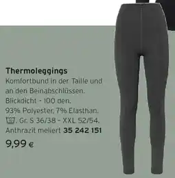 Tchibo Eduscho Thermoleggings Angebot