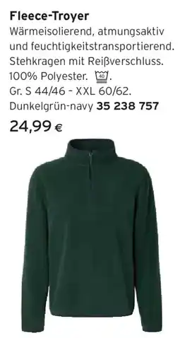 Tchibo Eduscho Fleece-Troyer Angebot