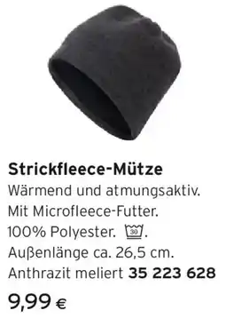 Tchibo Eduscho Strickfleece-Mütze Angebot