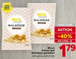 Billa BILLA immer gut Walnüsse gerieben Angebot