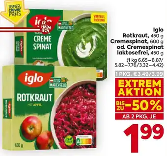Iglo Rotkraut mit Apfel
