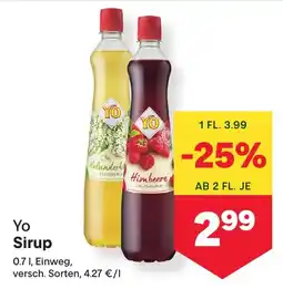 MPreis Yo Sirup Angebot