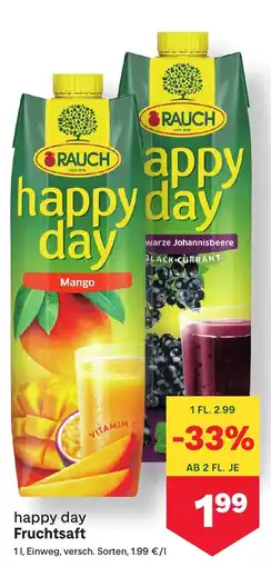 MPreis happy day Fruchtsaft Angebot
