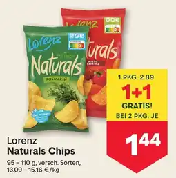 MPreis Lorenz Naturals Chips Angebot