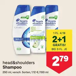 MPreis head&shoulders Shampoo Angebot