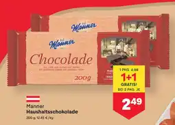 MPreis Manner Haushaltsschokolade Angebot