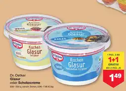 MPreis Dr. Oetker Glasur Angebot