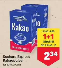MPreis Suchard Express Kakao Angebot