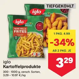 MPreis iglo Kartoffelprodukte Angebot