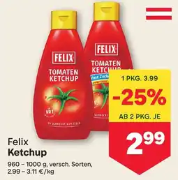MPreis Felix Ketchup Angebot