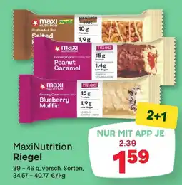 MPreis MaxiNutrition Riegel Angebot