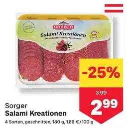 MPreis Sorger Salami Kreationen Angebot