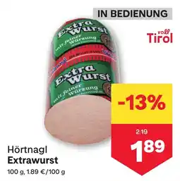 MPreis Hörtnagl Extrawurst Angebot