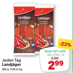 MPreis Jeden Tag Landjäger Angebot