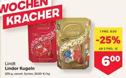 MPreis Lindt Lindor Kugeln Angebot