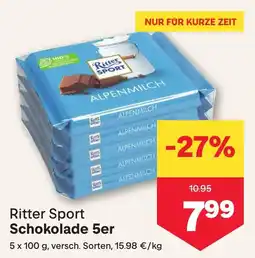 MPreis Ritter Sport Schokolade Angebot