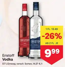 MPreis Eristoff Vodka Angebot