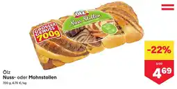 MPreis Ölz Nuss- oder Mohnstollen Angebot