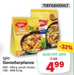 MPreis iglo Genießerpfanne Angebot