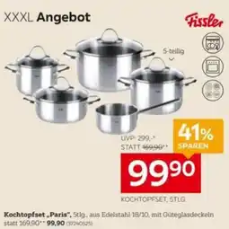 XXXLutz Fissler Kochtopfset Paris Angebot
