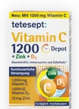 Bipa Tetesept Vitamin C 1200 Depot-Tabletten Angebot