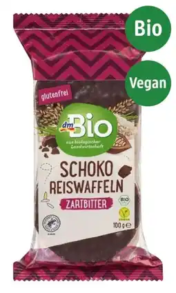 dm dmBio Bio Schoko Reiswaffeln Zartbitter Angebot