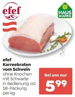 ADEG efef Karreebraten vom Schwein Angebot