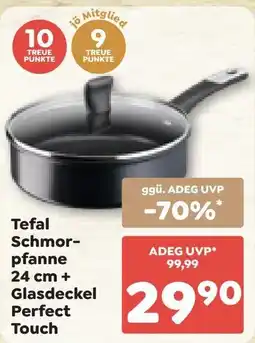 ADEG Tefal Schmorpfanne 24 cm + Glasdeckel Perfect Touch Angebot